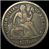 Image 1 : 1876-CC Silver Seated Liberty Dime LIGHTLY CIRCULATED