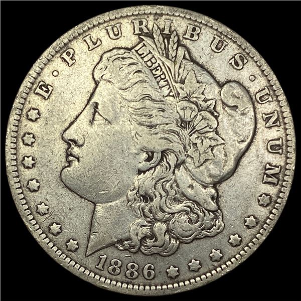 1886-O Silver Morgan Dollar NEARLY UNCIRCULATED