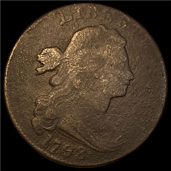1798 Large Cent Draped Bust Reverse of 1797 NICELY CIRCULATED