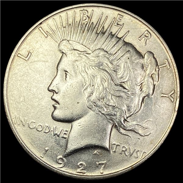1927 Silver Peace Dollar CLOSELY UNCIRCULATED