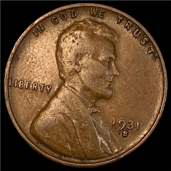 1931-S Lincoln Wheat Cent NEARLY UNCIRCULATED