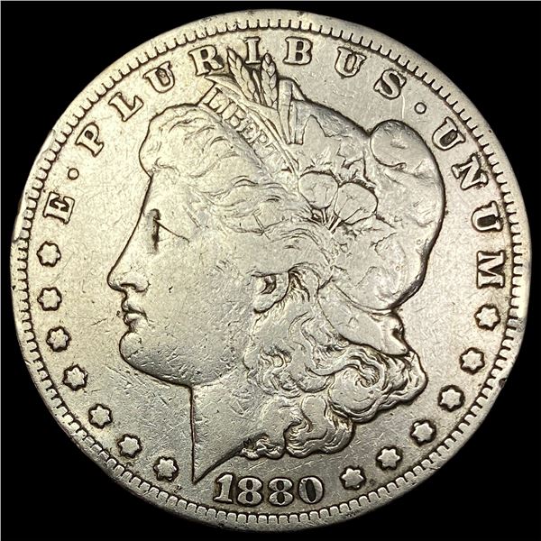 1880-CC Silver Morgan Dollar LIGHTLY CIRCULATED