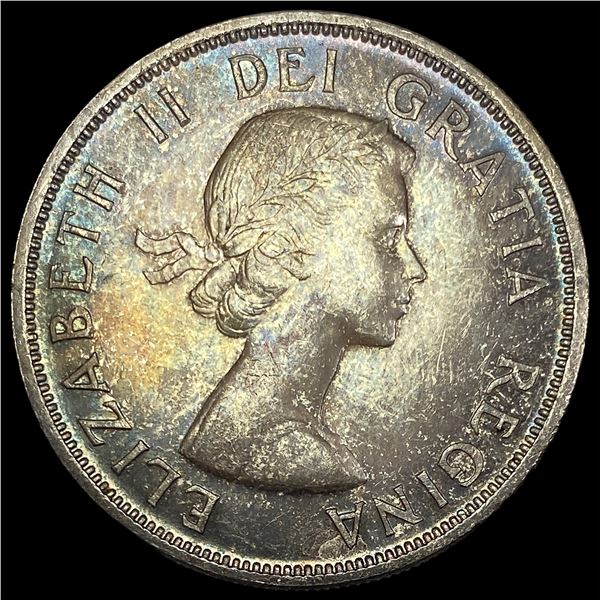 1958 Canada Silver Dollar British Columbia CHOICE BU