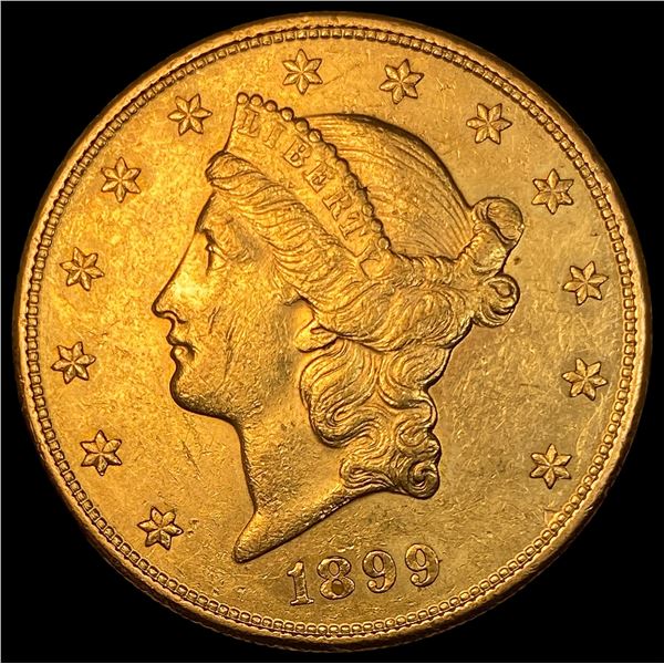 1899-S Gold $20 Liberty Head Double Eagle UNCIRCULATED