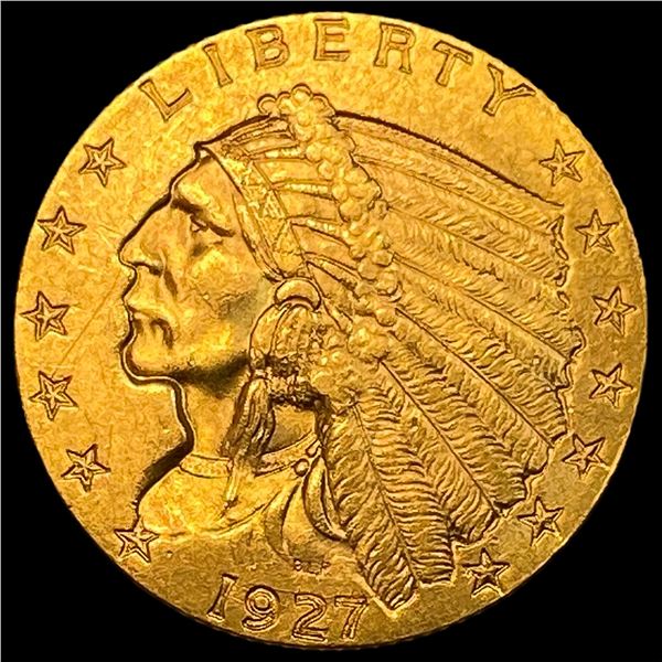 1927 Indian Head Gold $2.50 Quarter Eagle UNCIRCULATED