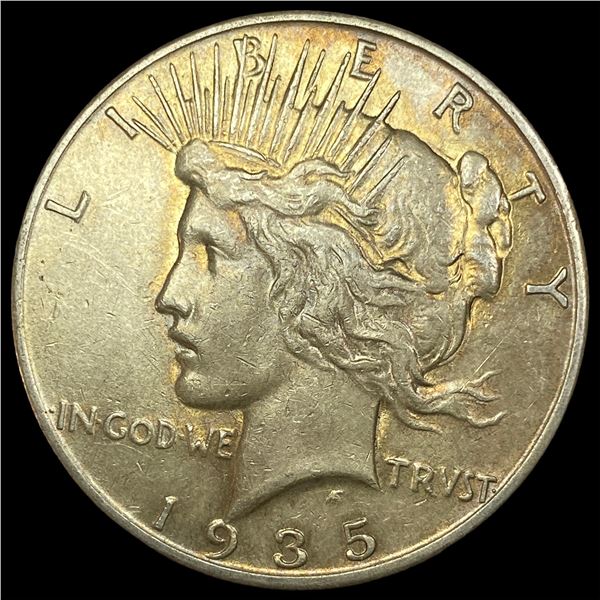 1935 Silver Peace Dollar CLOSELY UNCIRCULATED
