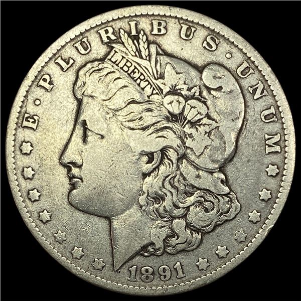1891-O Silver Morgan Dollar LIGHTLY CIRCULATED