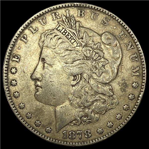 1878 Silver Morgan Dollar NEARLY UNCIRCULATED
