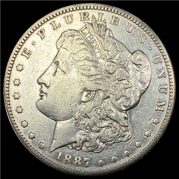 1887-S Silver Morgan Dollar CLOSELY UNCIRCULATED