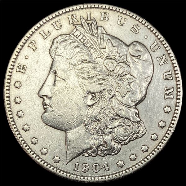 1904-S Silver Morgan Dollar CLOSELY UNCIRCULATED