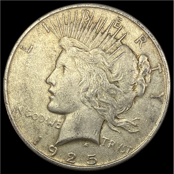 1925 Peace Silver Dollar NEARLY UNCIRCULATED
