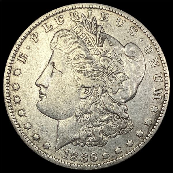 1886-O Silver Morgan Dollar NEARLY UNCIRCULATED