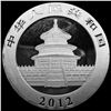 2012 Silver 10 Yuan China Panda 1 oz CHOICE PROOF