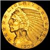 1909-S Indian Head $5 Gold Half Eagle UNCIRCULATED