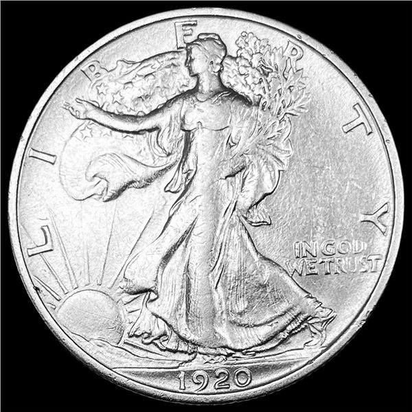 1920-S Silver Half Dollar Walking Liberty CLOSELY UNCIRCULATED