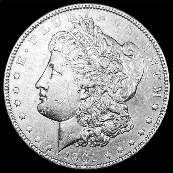 1901 Silver Morgan Dollar CLOSELY UNCIRCULATED