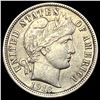 1916 Silver Barber Dime CHOICE AU