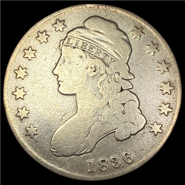 1836 Capped Bust Half Dollar NICELY CIRCULATED