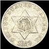 1852 Silver Three-Cent Piece NEARLY UNCIRCULATED