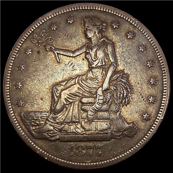 1877-S Silver Trade Dollar LIGHTLY CIRCULATED