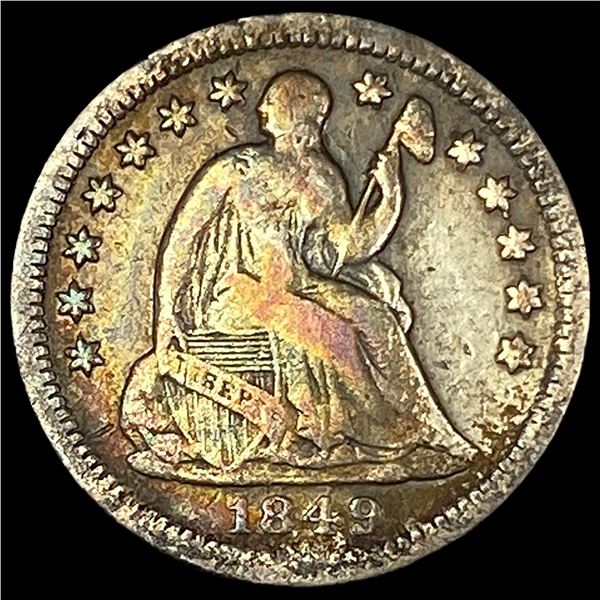 1849-O Silver Half Dime LIGHTLY CIRCULATED