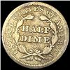 Image 2 : 1849-O Silver Half Dime LIGHTLY CIRCULATED