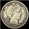Image 1 : 1908 Barber Silver Quarter LIGHTLY CIRCULATED