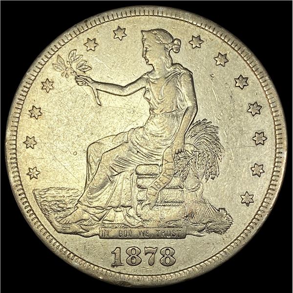 1878-S Silver Trade Dollar NICELY CIRCULATED