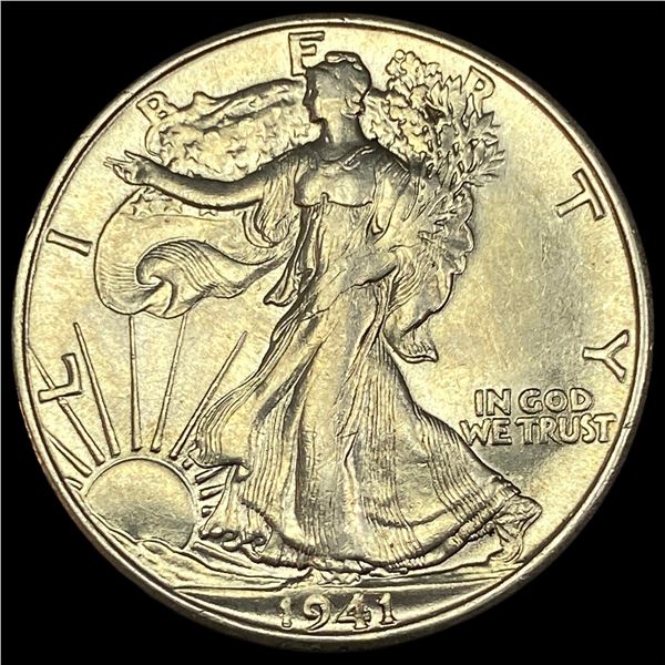 1941-S Silver Half Dollar CLOSELY UNCIRCULATED