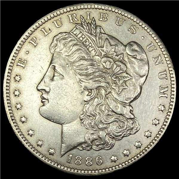 1886 Silver Morgan Dollar CLOSELY UNCIRCULATED