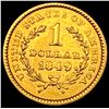 Image 2 : 1849 Gold $1 Liberty Head CLOSELY UNCIRCULATED