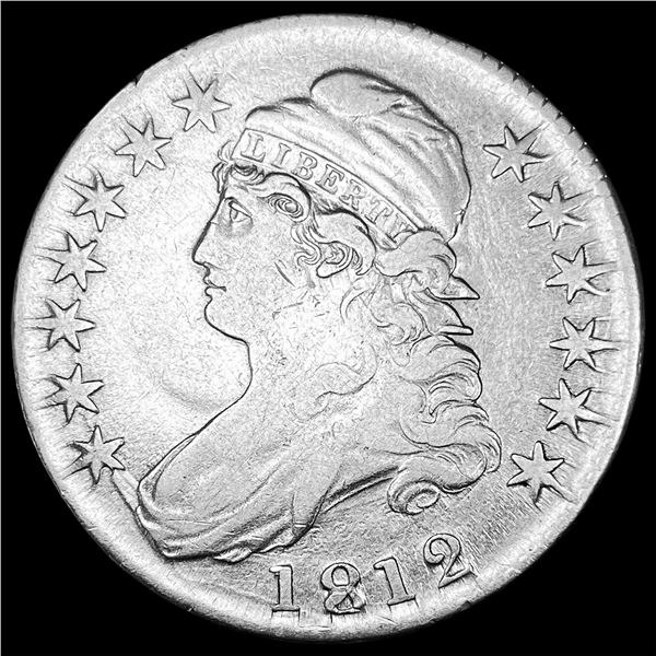 1812 Capped Bust Half Dollar CLOSELY UNCIRCULATED