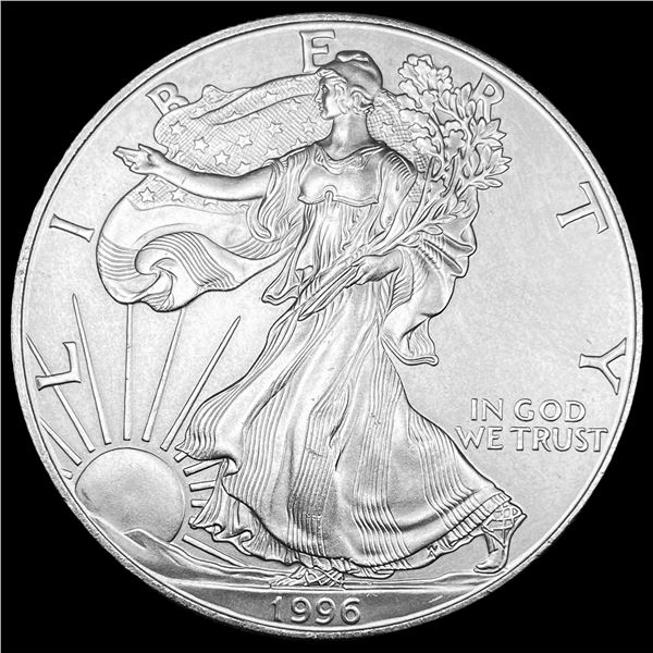 1996 1 oz Silver American Eagle $1 SUPERB GEM BU