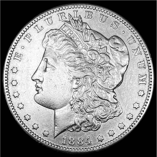 1884-S Silver Morgan Dollar CLOSELY UNCIRCULATED