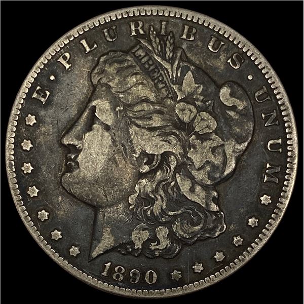1890-CC Silver Morgan Dollar LIGHTLY CIRCULATED