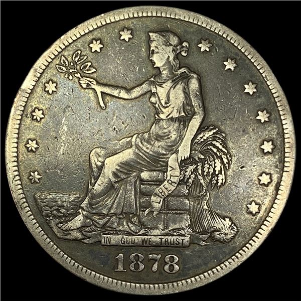 1878-S Silver Trade Dollar LIGHTLY CIRCULATED