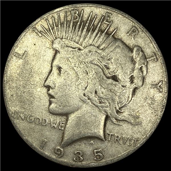 1935 Silver Peace Dollar ABOUT UNCIRCULATED
