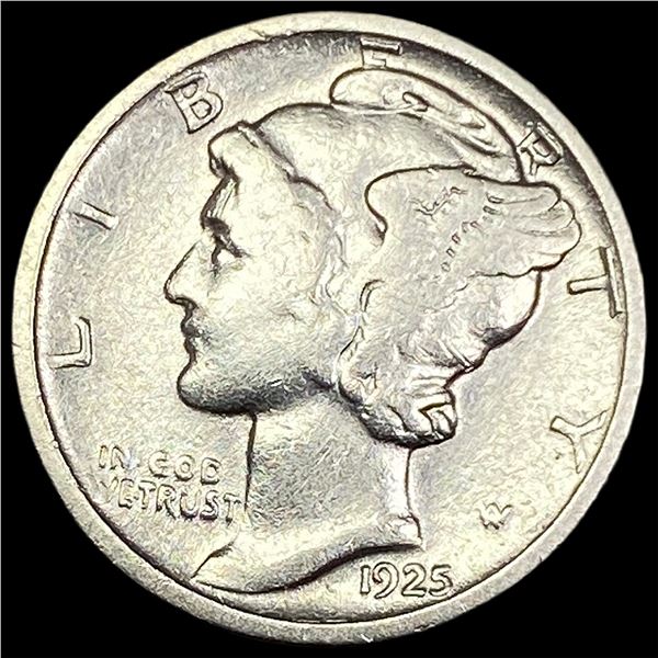 1925-S Silver Mercury Dime NEARLY UNCIRCULATED