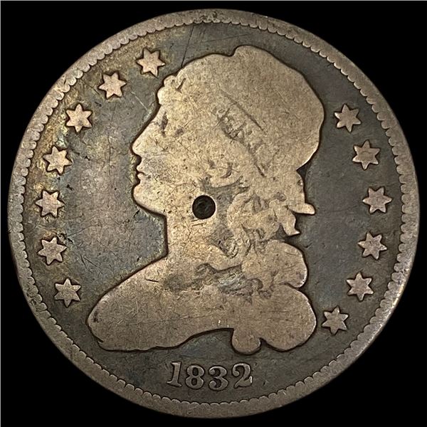 1832 Capped Bust Silver Quarter NICELY CIRCULATED