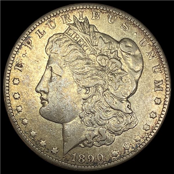 1890-CC Silver Morgan Dollar NEARLY UNCIRCULATED