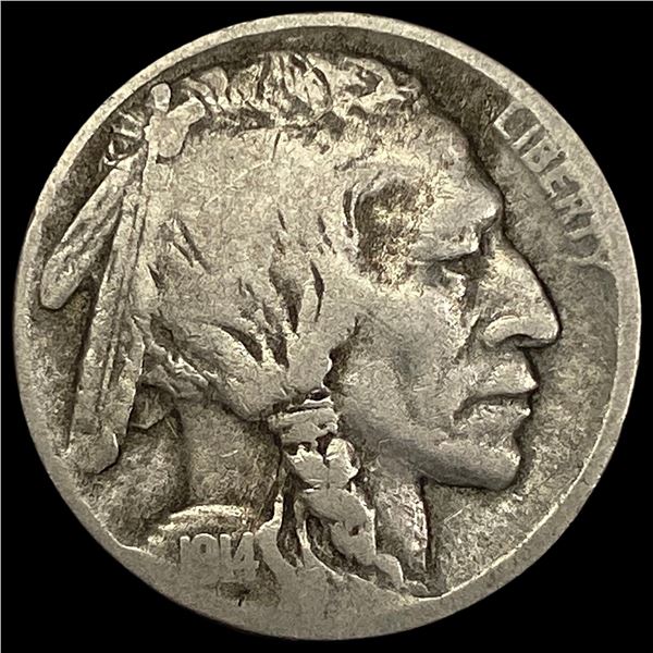 1914-D Buffalo Nickel NICELY CIRCULATED