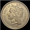 1865 Nickel Three-Cent Piece CLOSELY UNCIRCULATED