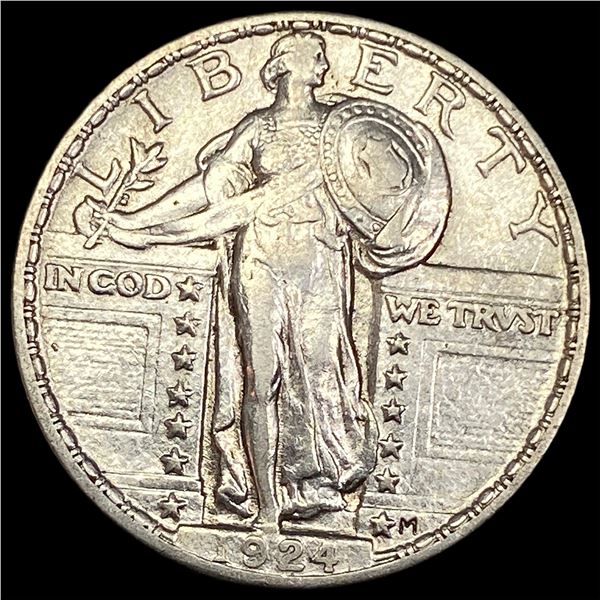 1924-M Standing Liberty Silver Quarter CLOSELY UNCIRCULATED