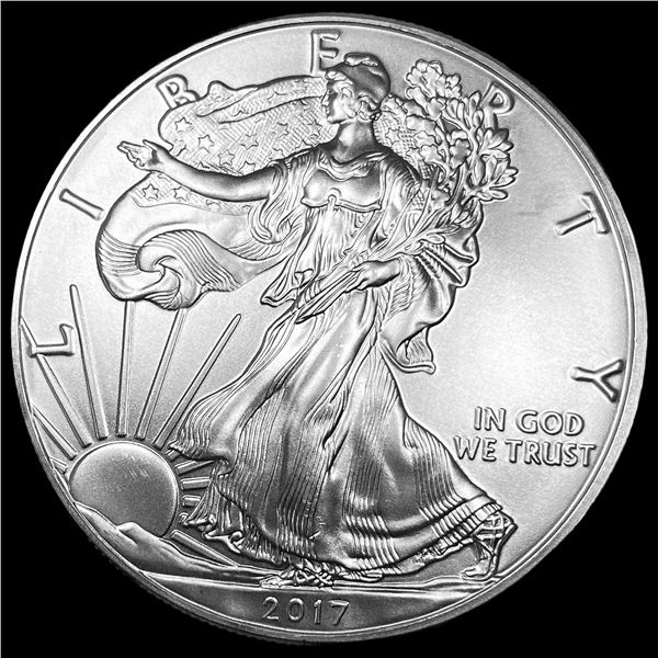 2017 1 oz Silver American Eagle $1 SUPERB GEM BU