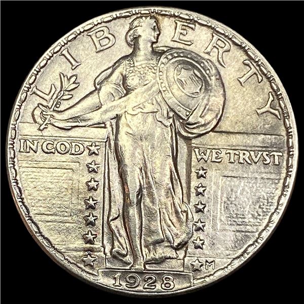 1928 Standing Liberty Silver Quarter CLOSELY UNCIRCULATED