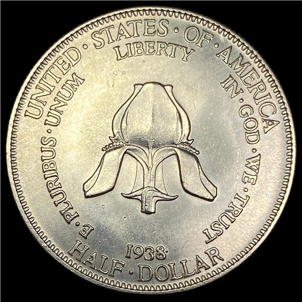 1938 Silver Half Dollar New Rochelle UNCIRCULATED