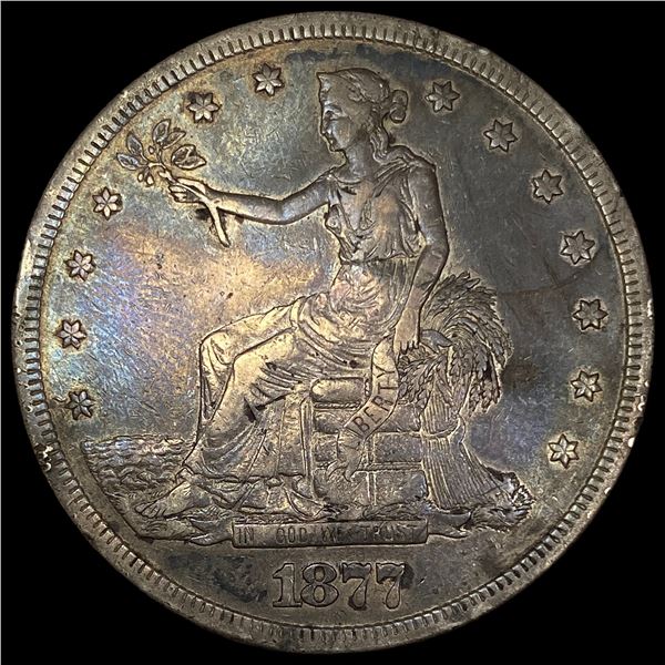 1877-S Silver Trade Dollar LIGHTLY CIRCULATED