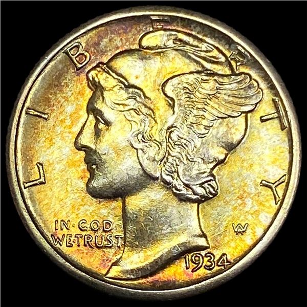 1934 Mercury Dime UNCIRCULATED