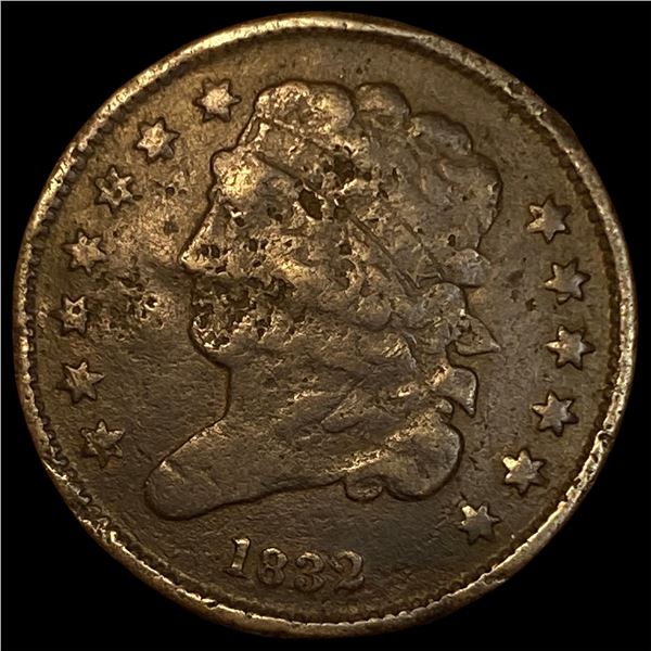 1832 Classic Head Half Cent NICELY CIRCULATED