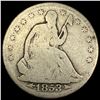 Image 1 : 1853 Arrows Seated Liberty Half Dollar NICELY CIRCULATED